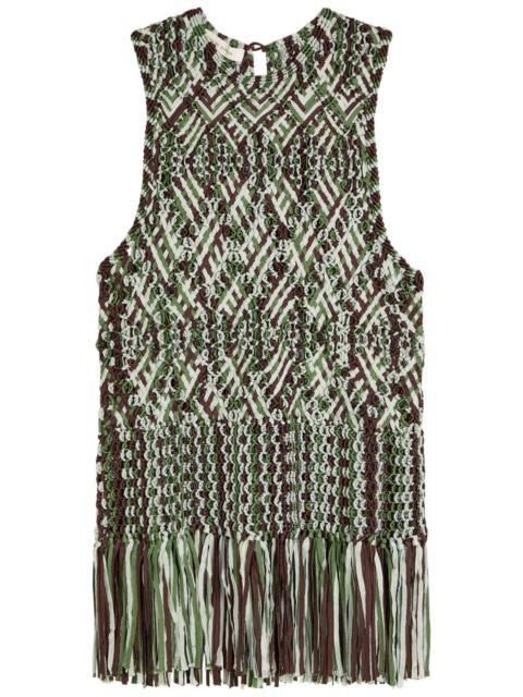 WALES BONNER Wales Bonner Java Tassel Macramé top