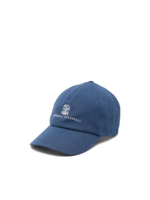Brunello Cucinelli logo-embroidered baseball cap