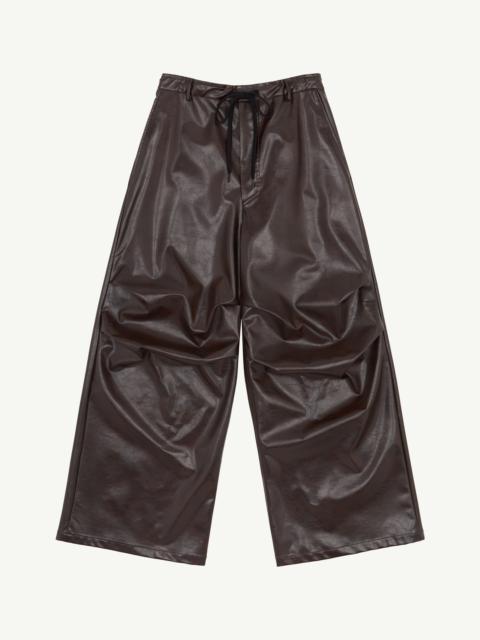 MM6 Maison Margiela Faux leather trousers