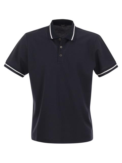 Peserico - Peserico Men Cotton Piqué Polo Shirt