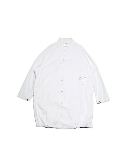 visvim Visvim 21AW Four Winds White Cotton Drawstring Trench Coat