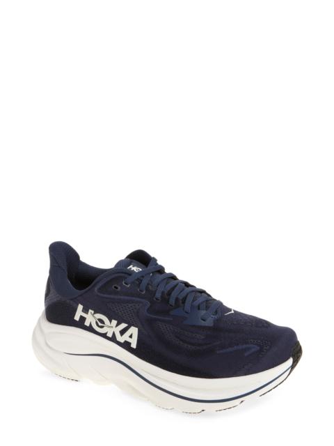 HOKA HOKA Clifton 10 Running Shoe in Navy /White at Nordstrom