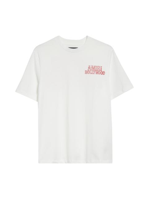 AMIRI AMIRI Hollywood Oversize Logo Graphic T-Shirt in Ivory at Nordstrom