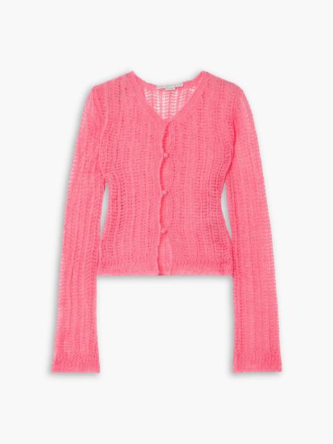 Stella McCartney Open-knit alpaca-blend cardigan