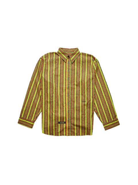 SPENCER BADU Spencer Badu Layered Yellow Striped Shirt