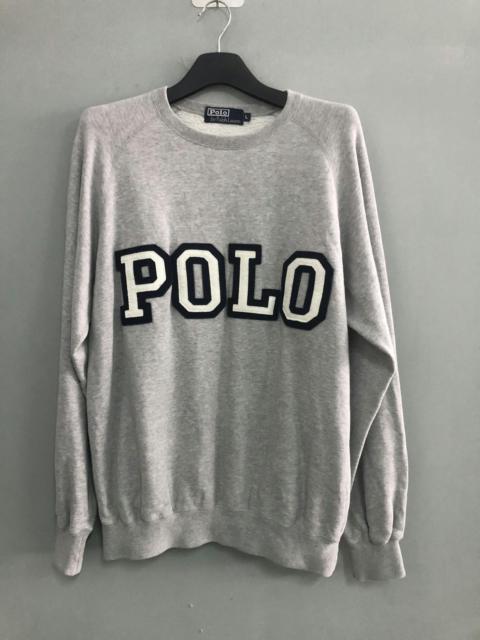 Other Designers Vintage POLO RALPH LAUREN Sweatshirt Spellout Big Logo