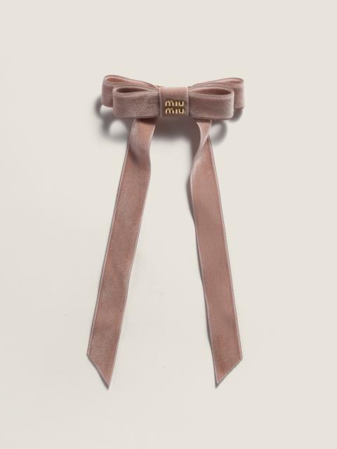 Miu Miu Velvet hair clip