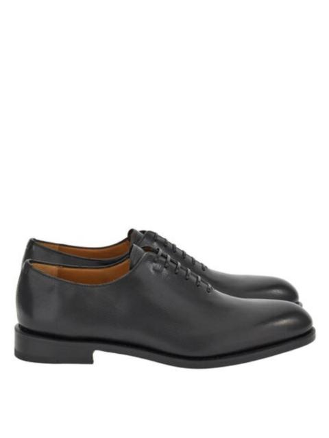FERRAGAMO Ferragamo Angiolo Plain Toe Leather Oxfords, Size 9 EE