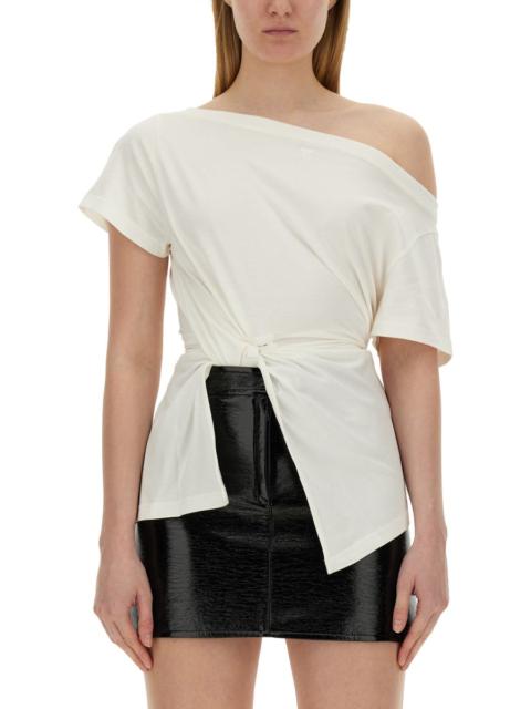 courrèges Courreges Women Boat Neck T-Shirt