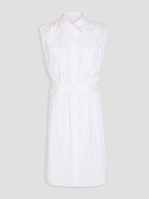 DEREK LAM 10 CROSBY Stretch-cotton poplin mini shirt dress