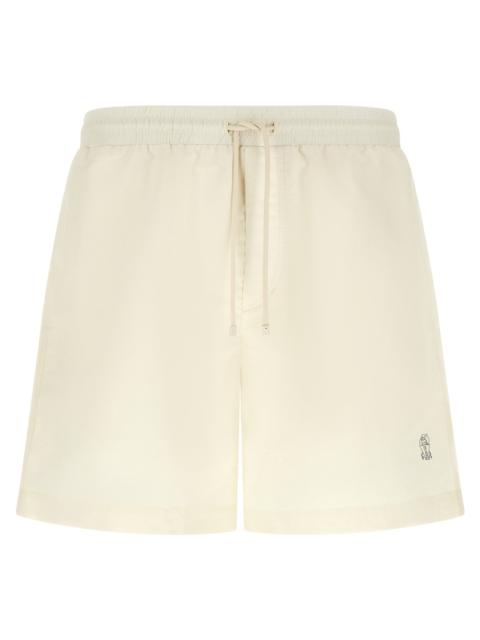 Brunello Cucinelli Brunello Cucinelli Men Solomeo Logo Swimsuit