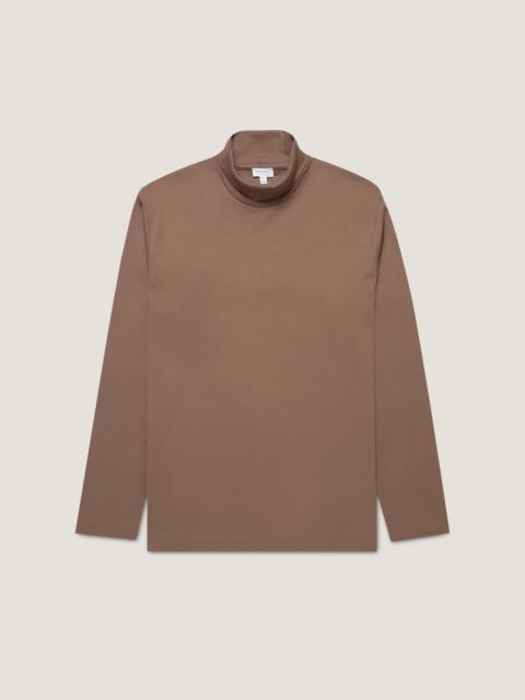 Sunspel Roll Neck Heavyweight T‑shirt