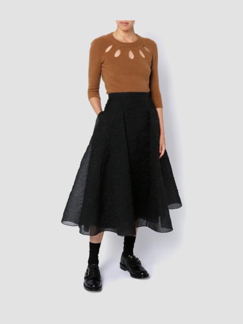 Erdem SONYA SKIRT ORGANZA CLOQUE