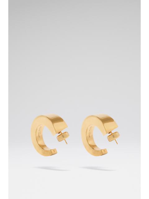 Amina Muaddi ANOK EARRING WITH GOLD BASE