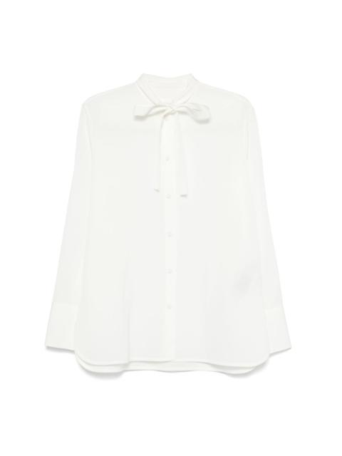 Jil Sander pussy-bow shirt