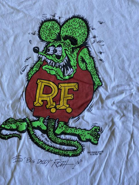 Other Designers Vintage - ED BIG DADDY ROTH MOONEYES WHITE SHIRT