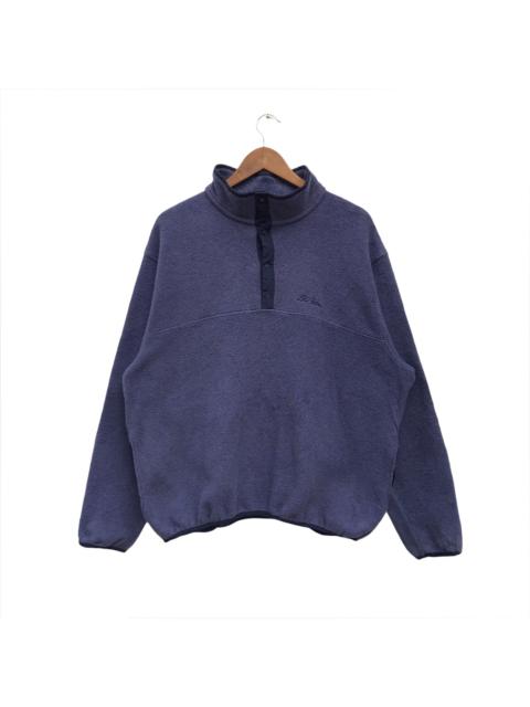 Other Designers Vintage - 90’s LL BEAN Fleece Half Snap Button