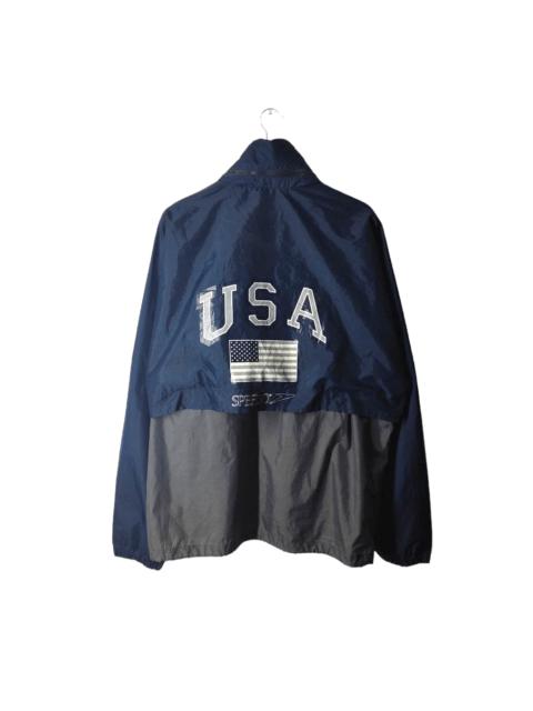 Other Designers VINTAGE 1992 OLYMPIC USA SPEEDO WINDBREAKER JACKET