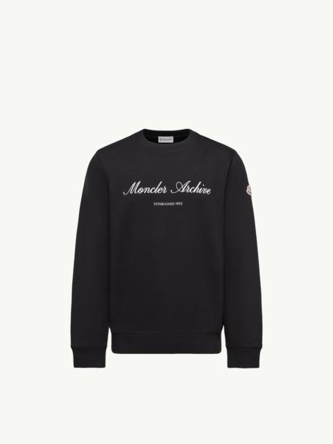 Moncler Cotton Blend Logo Sweatshirt