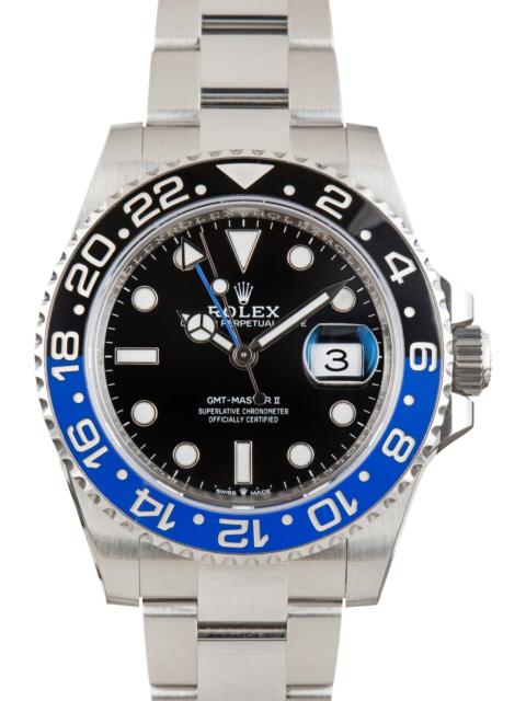 ROLEX Used Rolex GMT-Master II Batman 126710BLNR Black & Blue