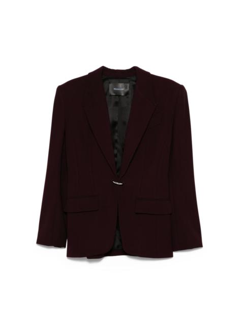 MUGLER single-breasted wool jacket