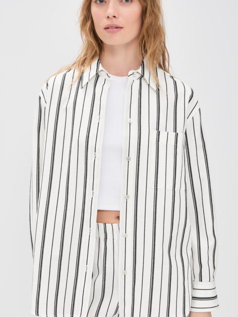 Vince Resort Stripe Oversized Shirt