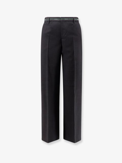 GUCCI Gucci Men Wool Trousers With Gucci Detail