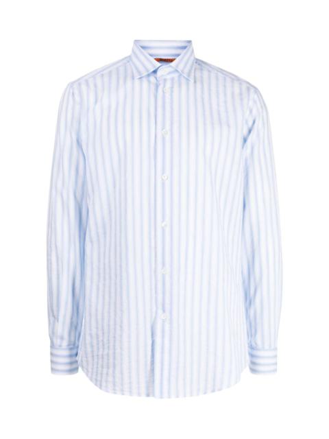 BARENA STRIPED POPLIN SHIRT