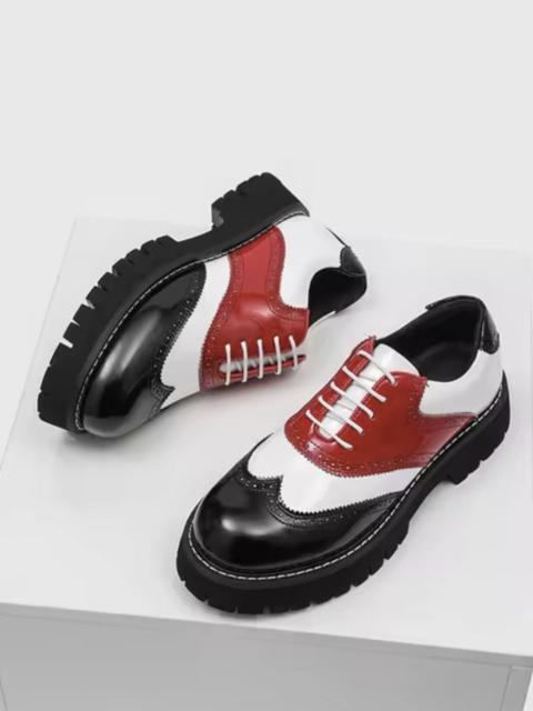 Other Designers Vintage - Utility punk yuppie slip on loafer leather shoes