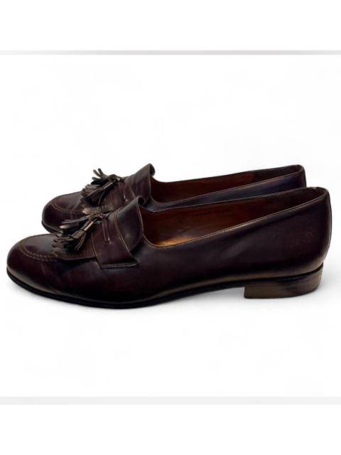 FERRAGAMO Salvatore Ferragamo Burgundy Tassel Loafer