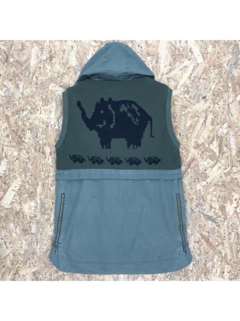 Other Designers Vintage - Vintage Jiaqifushi Hoodie Sleeveless