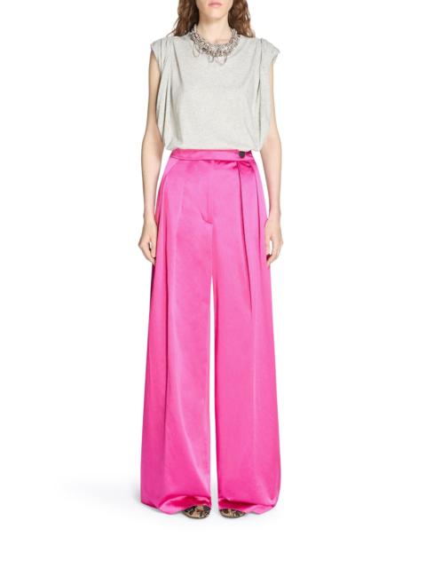 Dries Van Noten WIDE TROUSERS WITH PLEATED PANTS