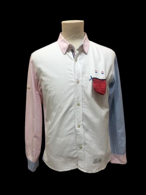 Other Designers Japanese Brand - Up Smile Multicolour longsleeve shirt