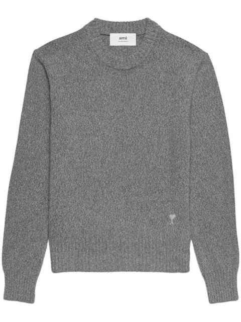 AMI Paris cashmere-blend crew-neck jumper