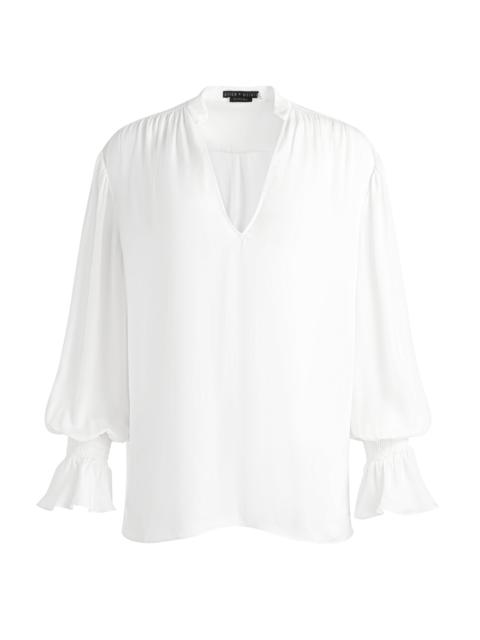 Alice + Olivia ONICA COLLARED BLOUSE