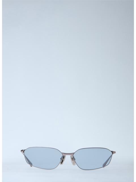 BALENCIAGA Balenciaga Men Invisible 2.0 Oval Sunglasses
