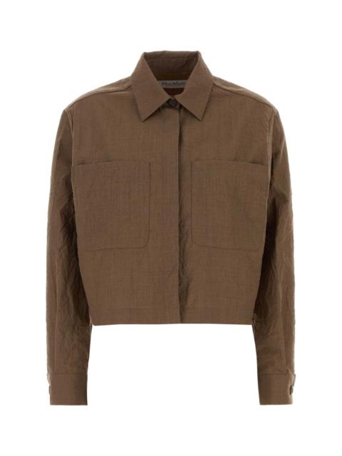 Max Mara Max Mara Women Biscuit Wool Ricordo Shirt