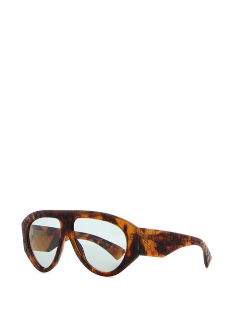 GUCCI Gucci Women Multicolor Acetate Havana Sunglasses