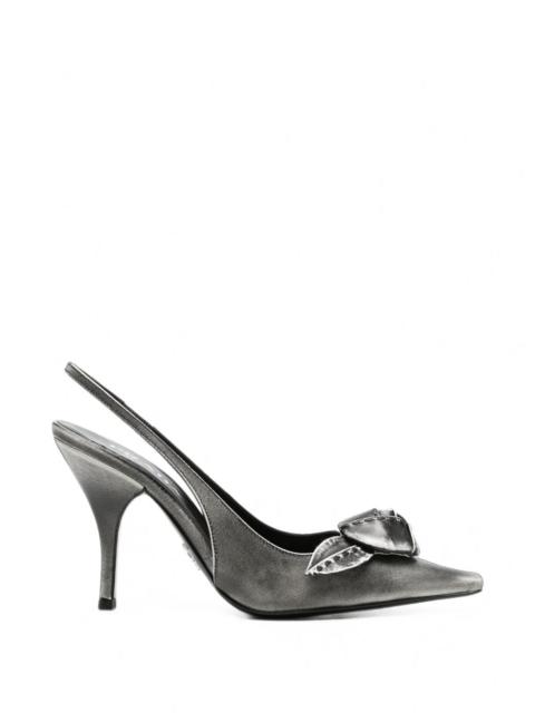 Prada Prada Women Leather Slingback Pumps