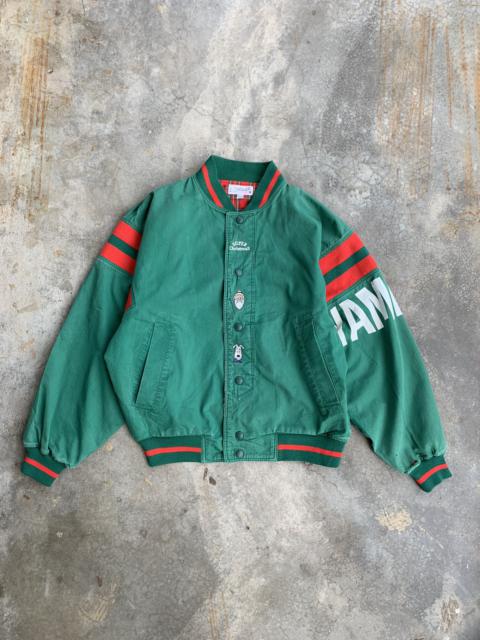 Other Designers Vintage - Vintage 80s Yamaha Varsity Jacket Gucci Style