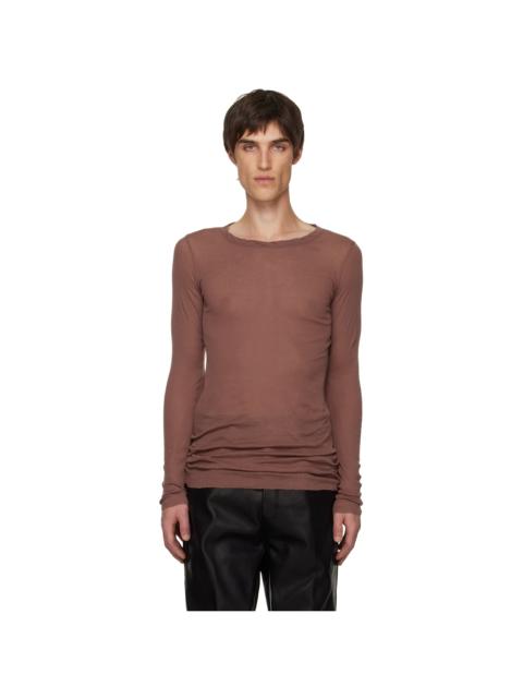 Rick Owens Pink Concordians Ribs LS T-shirt