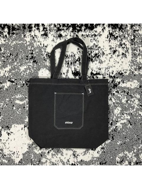 Other Designers Vintage - STUSSY FAZER TOTE BAG IN BLACK