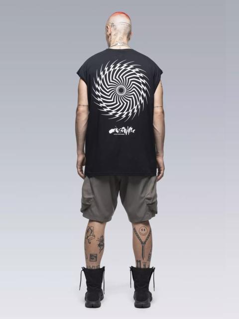 ACRONYM S25-PR-C Pima Cotton Sleeveless T-shirt Black