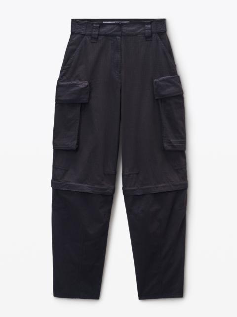 Alexander Wang Black Oversized Cargo Pants