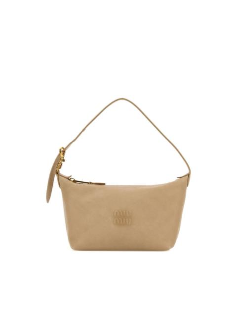 Miu Miu MIU MIU $1650 Cord Leather Pouch New & Authentic