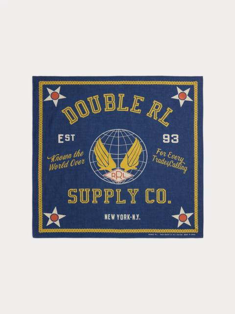 RRL by Ralph Lauren Logo Cotton Bandanna
