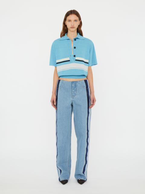 CHRISTOPHER ESBER Streaked Denim Jean