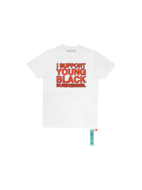 Off-White OFF-WHITE "I Support Young Black Business." ISYBB T-Shirt White