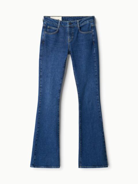 STAUD STAUD KYLE STRETCH FLARE JEAN STONE BLUE