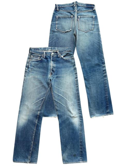 Other Designers Vtg Denime Japan Selvedge Distressed Wide Denim Jeans 32x31